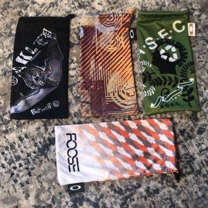 4 Limited Edition/Rare Oakley Microfiber Bags